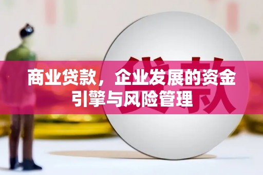 沂水商业贷款，企业发展的资金引擎与风险管理