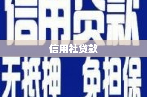 沂水信用社贷款