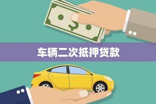 沂水车辆二次抵押贷款