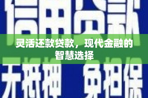 沂水灵活还款贷款，现代金融的智慧选择