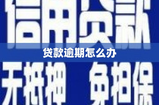 沂水贷款逾期怎么办