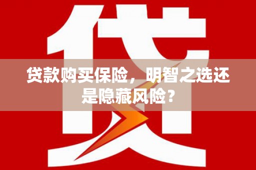 沂水贷款购买保险，明智之选还是隐藏风险？
