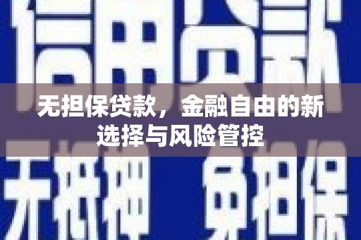 沂水无担保贷款，金融自由的新选择与风险管控
