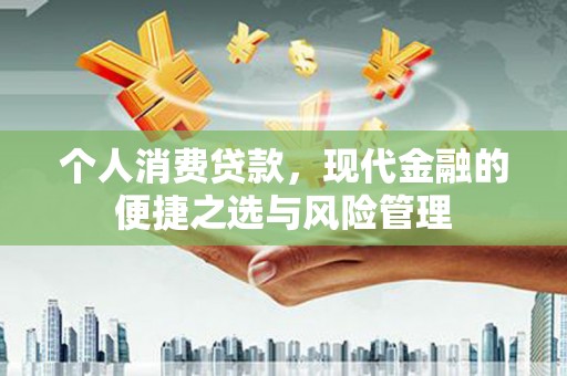 沂水个人消费贷款，现代金融的便捷之选与风险管理