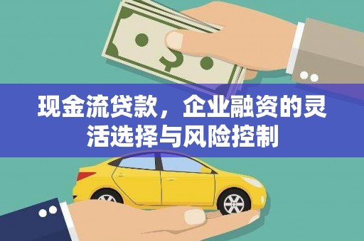 沂水现金流贷款，企业融资的灵活选择与风险控制