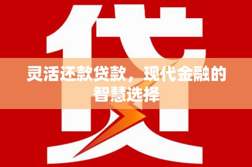 沂水灵活还款贷款，现代金融的智慧选择