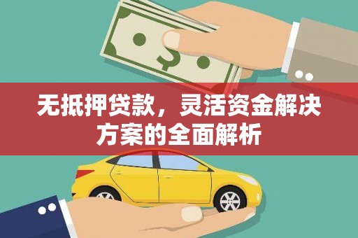 沂水无抵押贷款，灵活资金解决方案的全面解析
