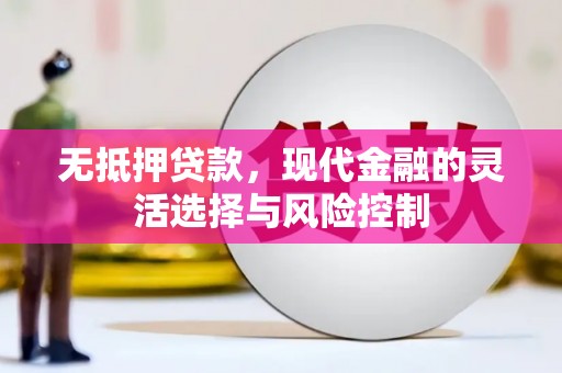 沂水无抵押贷款，现代金融的灵活选择与风险控制