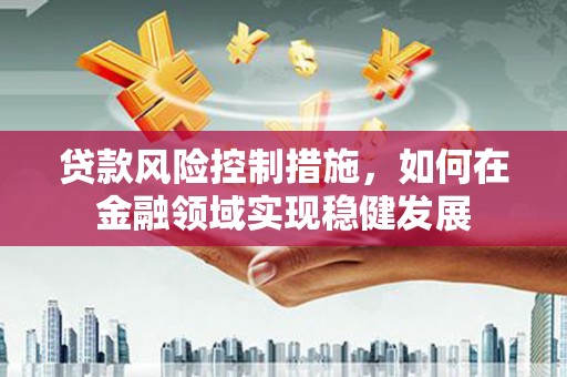 沂水贷款风险控制措施，如何在金融领域实现稳健发展