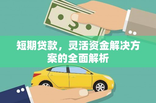沂水短期贷款，灵活资金解决方案的全面解析