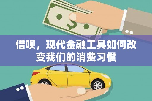 沂水借呗，现代金融工具如何改变我们的消费习惯