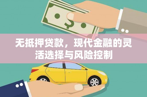 沂水无抵押贷款，现代金融的灵活选择与风险控制