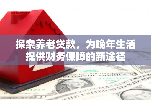 沂水探索养老贷款，为晚年生活提供财务保障的新途径