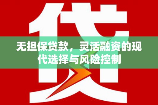 沂水无担保贷款，灵活融资的现代选择与风险控制