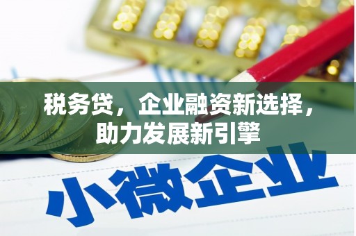 沂水税务贷，企业融资新选择，助力发展新引擎