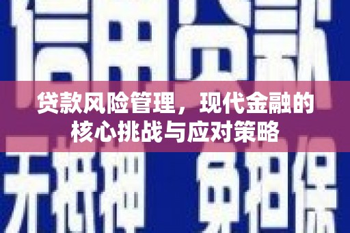 沂水贷款风险管理，现代金融的核心挑战与应对策略