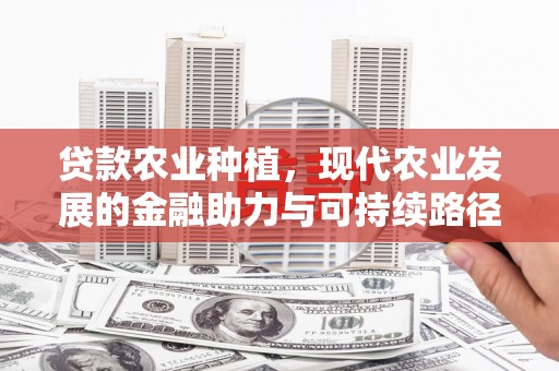 沂水贷款农业种植，现代农业发展的金融助力与可持续路径