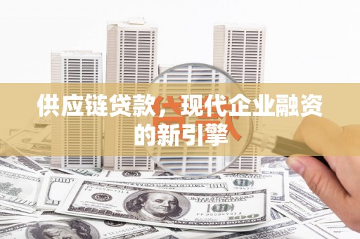 沂水供应链贷款，现代企业融资的新引擎