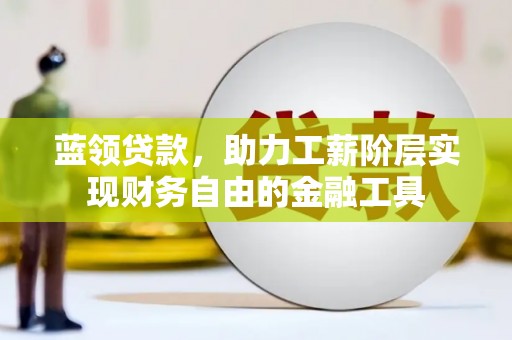 沂水蓝领贷款，助力工薪阶层实现财务自由的金融工具