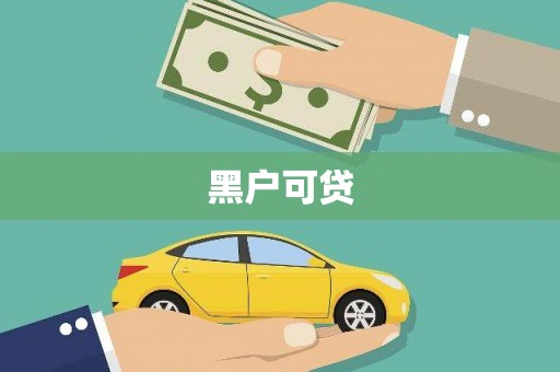 沂水黑户可贷