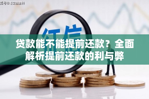 沂水贷款能不能提前还款？全面解析提前还款的利与弊