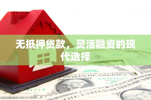 沂水无抵押贷款，灵活融资的现代选择