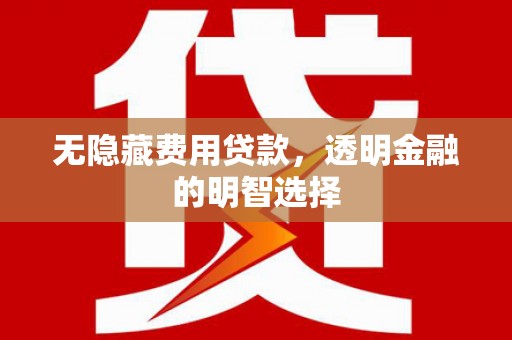 沂水无隐藏费用贷款，透明金融的明智选择