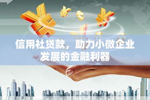 沂水信用社贷款，助力小微企业发展的金融利器