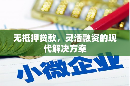沂水无抵押贷款，灵活融资的现代解决方案