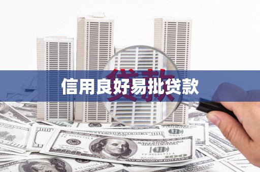 沂水信用良好易批贷款