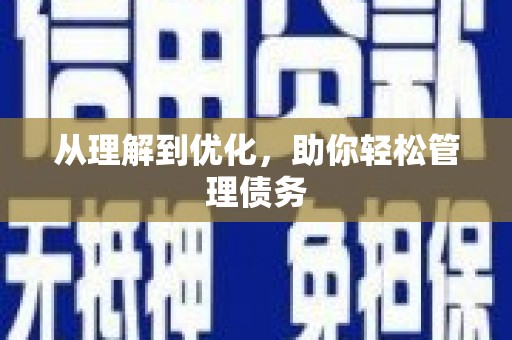 沂水从理解到优化，助你轻松管理债务