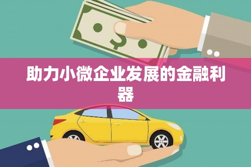 沂水助力小微企业发展的金融利器