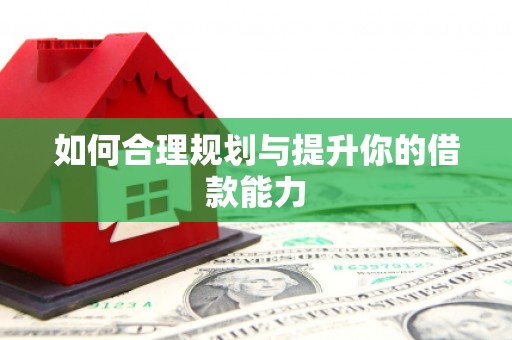 沂水如何合理规划与提升你的借款能力
