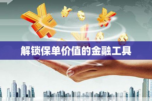 沂水解锁保单价值的金融工具